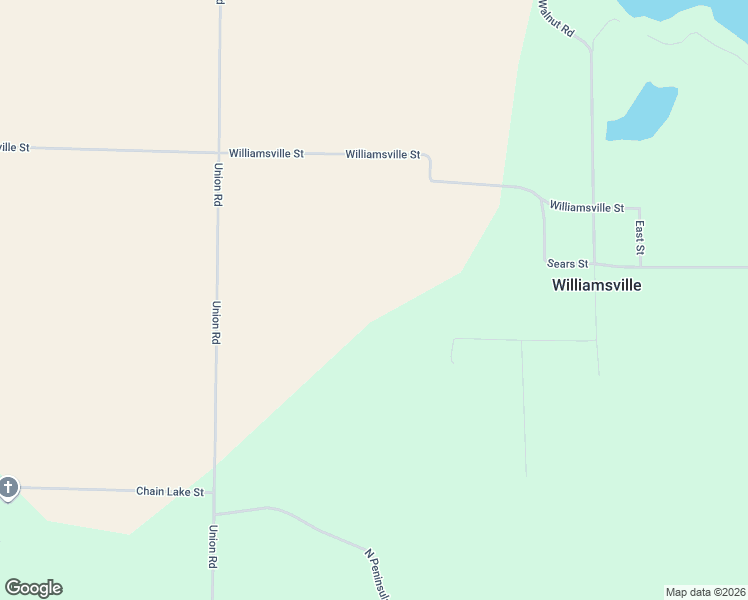 map of restaurants, bars, coffee shops, grocery stores, and more near 15607 Williamsville Road in Vandalia