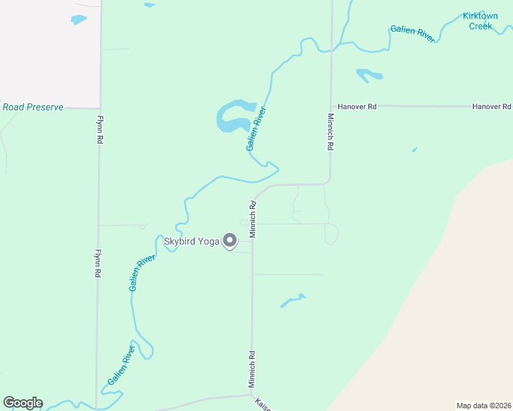 map of restaurants, bars, coffee shops, grocery stores, and more near 13927 Minnich Road in Berrien County