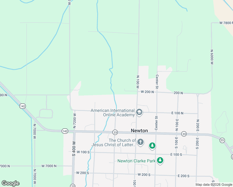 map of restaurants, bars, coffee shops, grocery stores, and more near 312 West 200 North in Newton