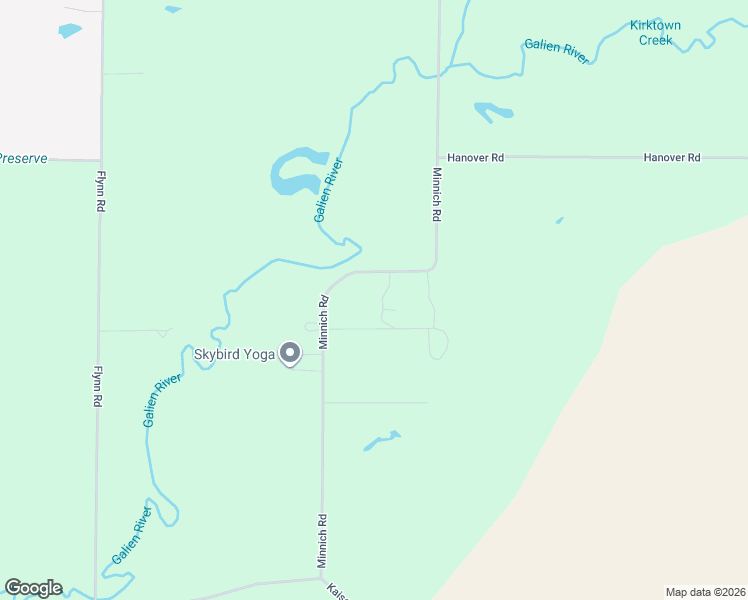 map of restaurants, bars, coffee shops, grocery stores, and more near 13871 Minnich Road in Sawyer
