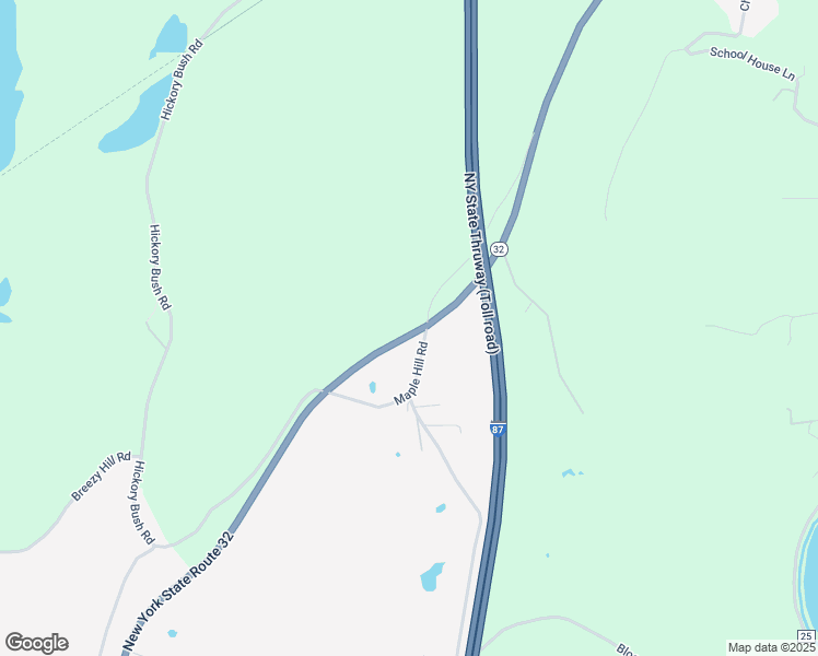 map of restaurants, bars, coffee shops, grocery stores, and more near 2261 New York 32 in Kingston