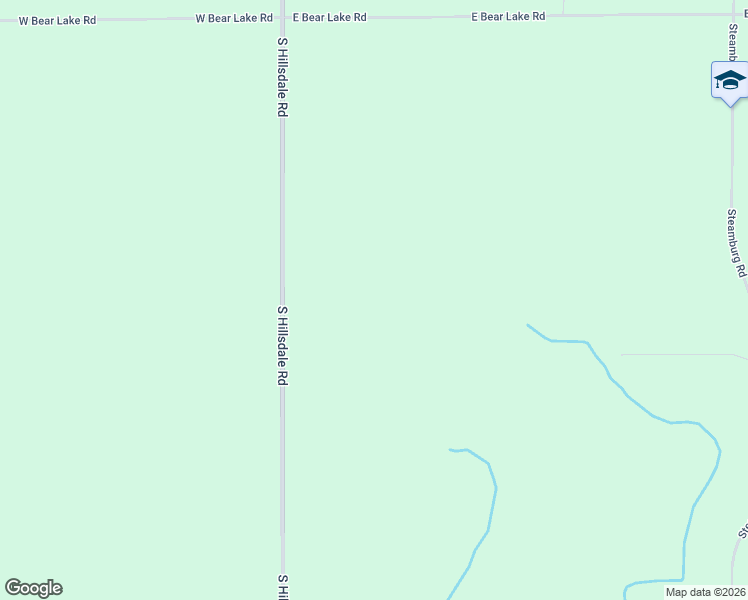 map of restaurants, bars, coffee shops, grocery stores, and more near 4111 South Hillsdale Road in Hillsdale