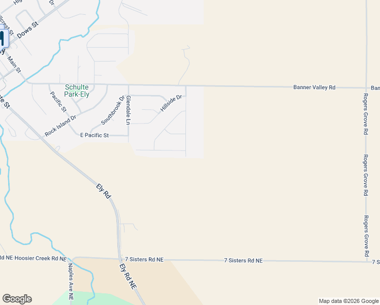 map of restaurants, bars, coffee shops, grocery stores, and more near 1070 Sunrise Drive in Ely