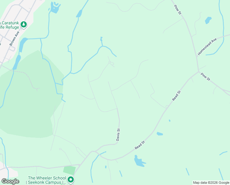 map of restaurants, bars, coffee shops, grocery stores, and more near 155 Davis Street in Seekonk