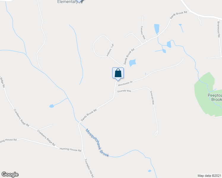 map of restaurants, bars, coffee shops, grocery stores, and more near 179 Sandy Brook Road in Glocester