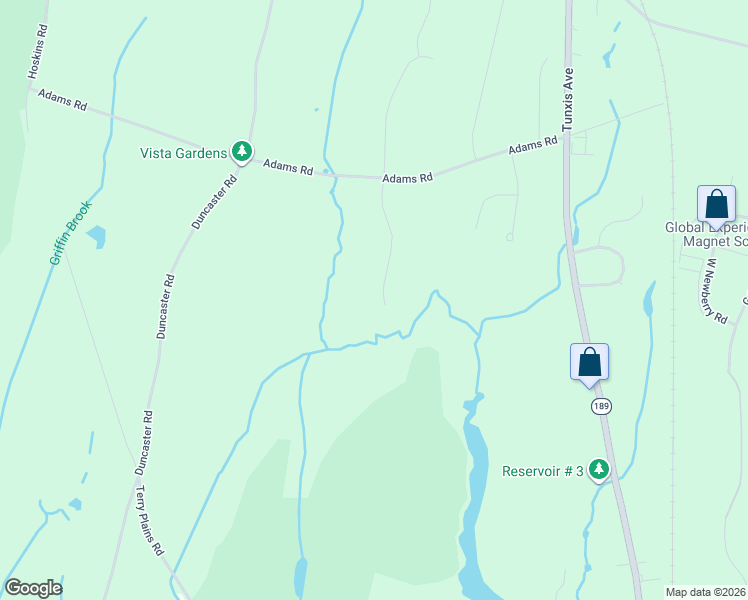 map of restaurants, bars, coffee shops, grocery stores, and more near 23 Walts Hill in Bloomfield