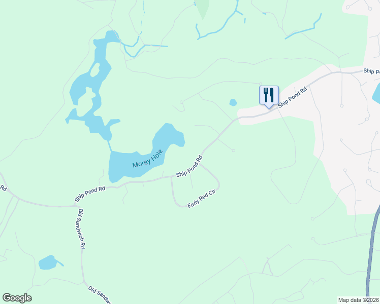 map of restaurants, bars, coffee shops, grocery stores, and more near 481 Ship Pond Road in Plymouth