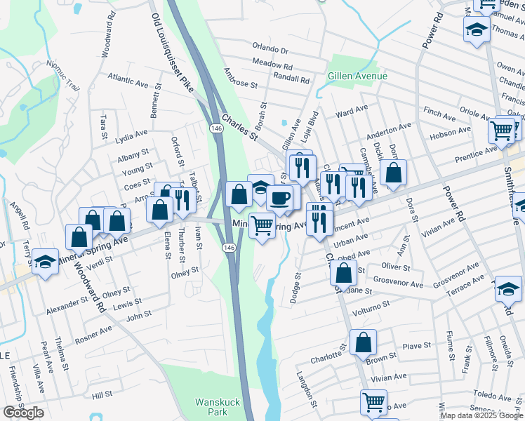 1135 Mineral Spring Avenue, North Providence RI Walk Score