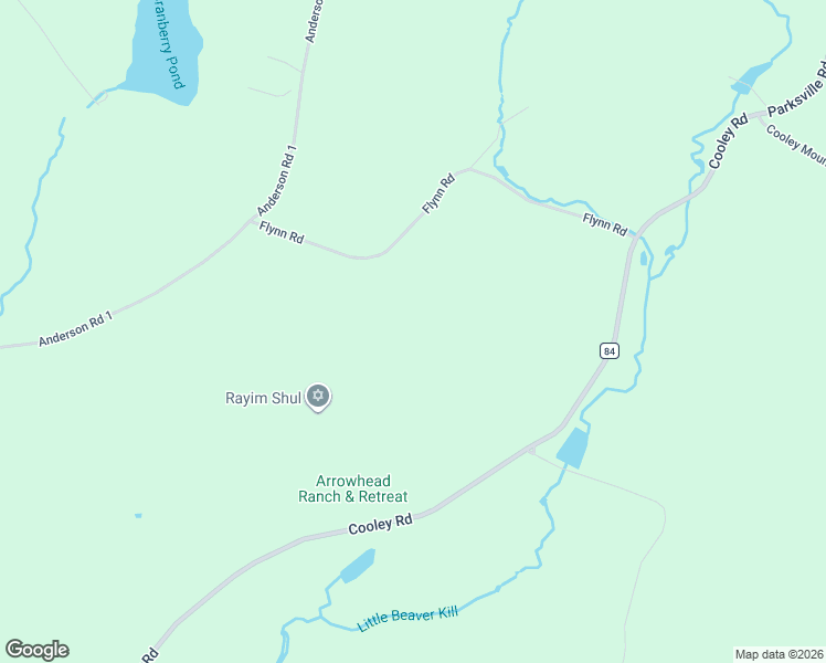 map of restaurants, bars, coffee shops, grocery stores, and more near 144 Flynn Road in Parksville