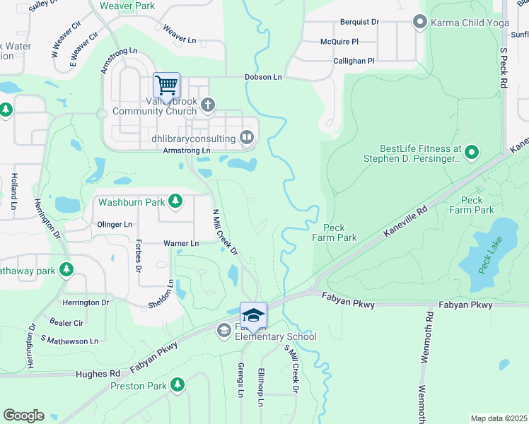 map of restaurants, bars, coffee shops, grocery stores, and more near N97 Alexander Court in Geneva