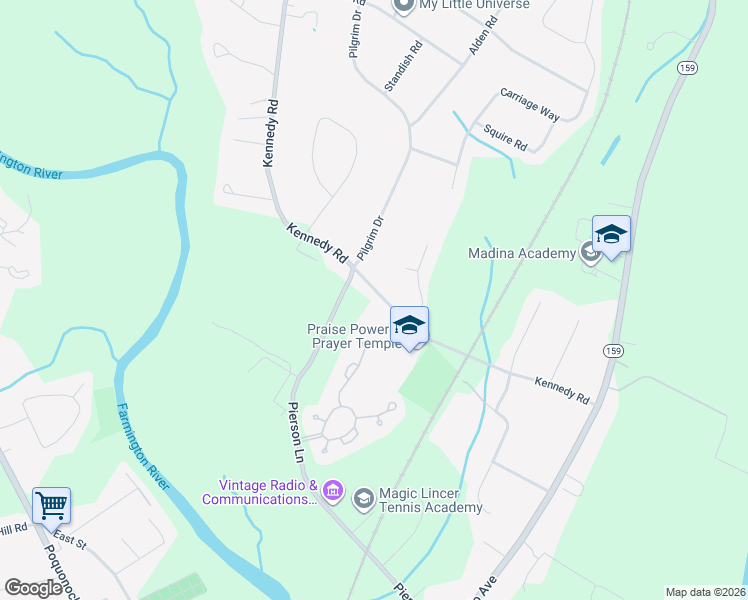 map of restaurants, bars, coffee shops, grocery stores, and more near 262 Kennedy Road in Windsor