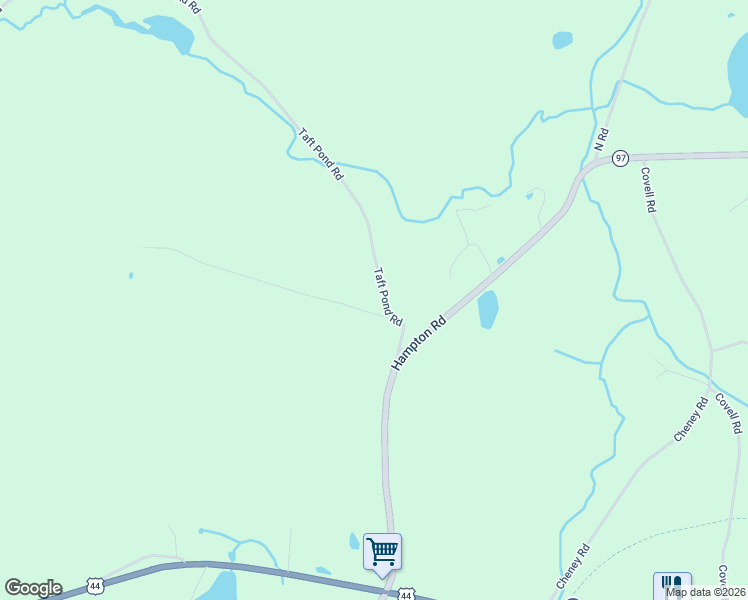 map of restaurants, bars, coffee shops, grocery stores, and more near 36 Taft Pond Road in Pomfret