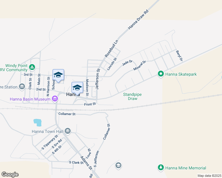 map of restaurants, bars, coffee shops, grocery stores, and more near 1012 Fossil Ct in Hanna