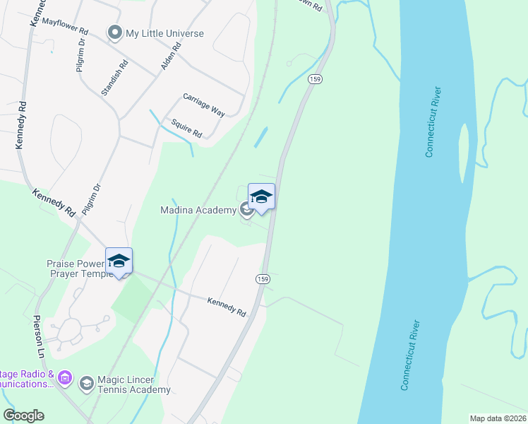 map of restaurants, bars, coffee shops, grocery stores, and more near 535 Palisado Avenue in Windsor