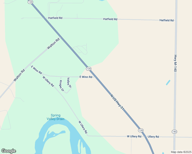 map of restaurants, bars, coffee shops, grocery stores, and more near North US Highway 31 in Niles