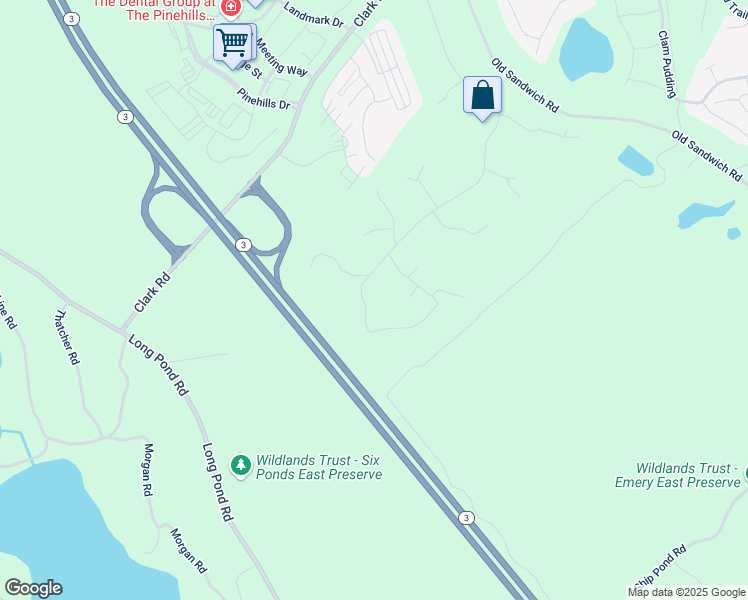 map of restaurants, bars, coffee shops, grocery stores, and more near 194 Fairview Lane in Plymouth