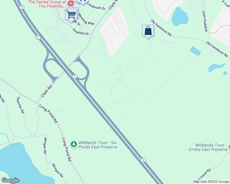 map of restaurants, bars, coffee shops, grocery stores, and more near 194 Fairview Lane in Plymouth