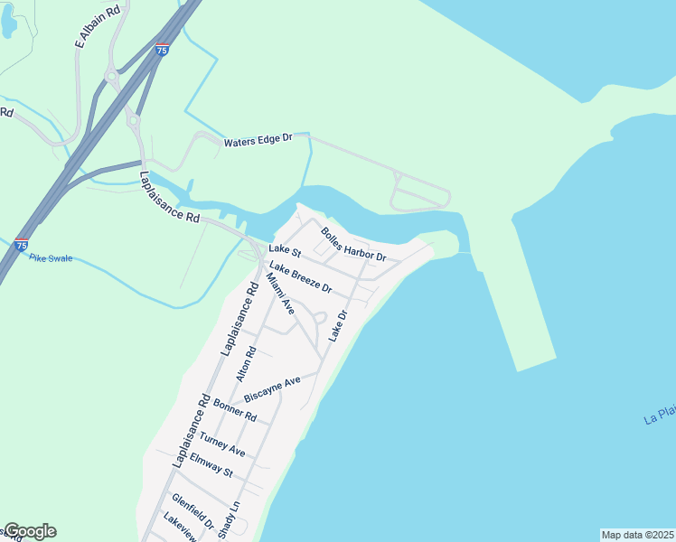 map of restaurants, bars, coffee shops, grocery stores, and more near 7953 Lake Street in Monroe