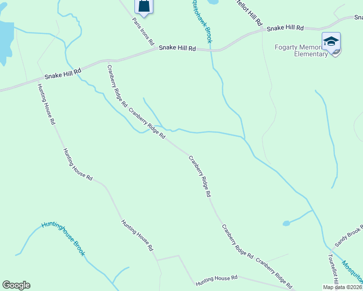 map of restaurants, bars, coffee shops, grocery stores, and more near 112 Cranberry Ridge Road in Glocester