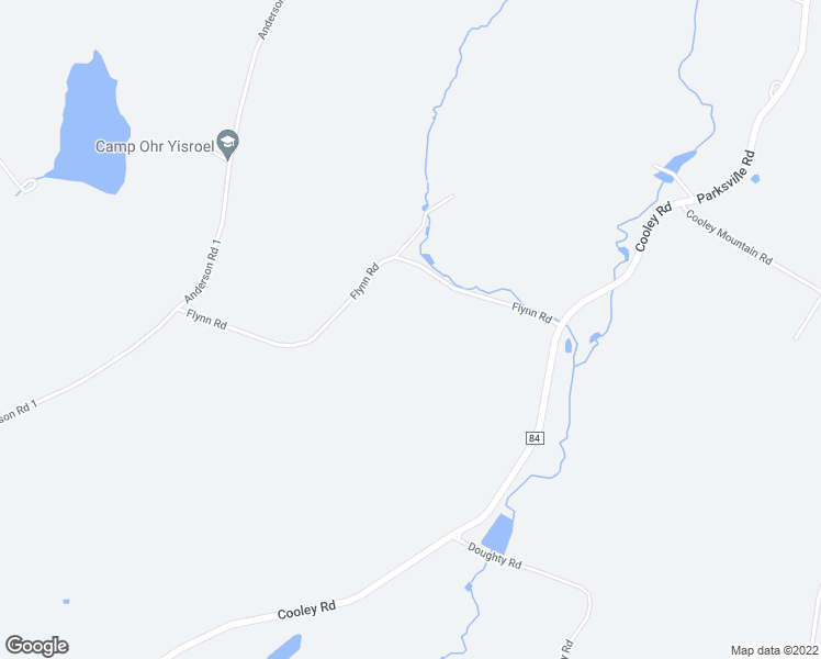 map of restaurants, bars, coffee shops, grocery stores, and more near 144 Flynn Road in Parksville