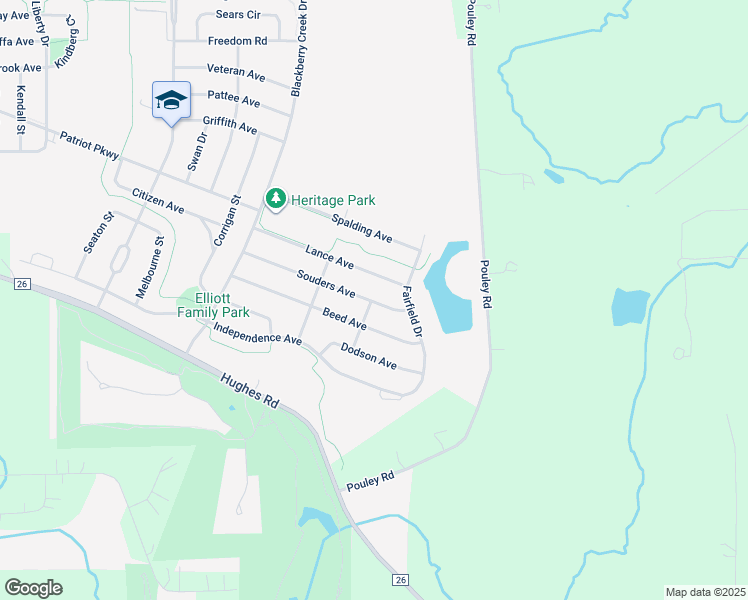 map of restaurants, bars, coffee shops, grocery stores, and more near 1380 Lance Avenue in Elburn