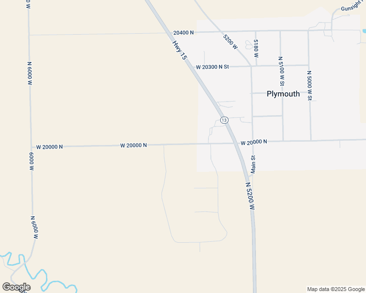 map of restaurants, bars, coffee shops, grocery stores, and more near 5447 West 20000 North in Plymouth