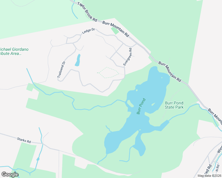 map of restaurants, bars, coffee shops, grocery stores, and more near 35 Evergreen Road in Torrington