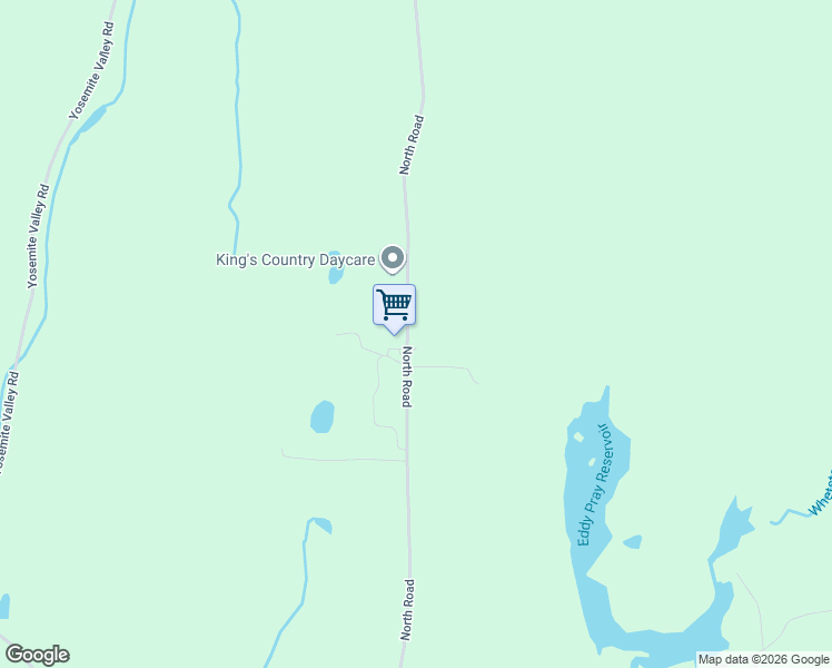 map of restaurants, bars, coffee shops, grocery stores, and more near 1396 North Road in Killingly