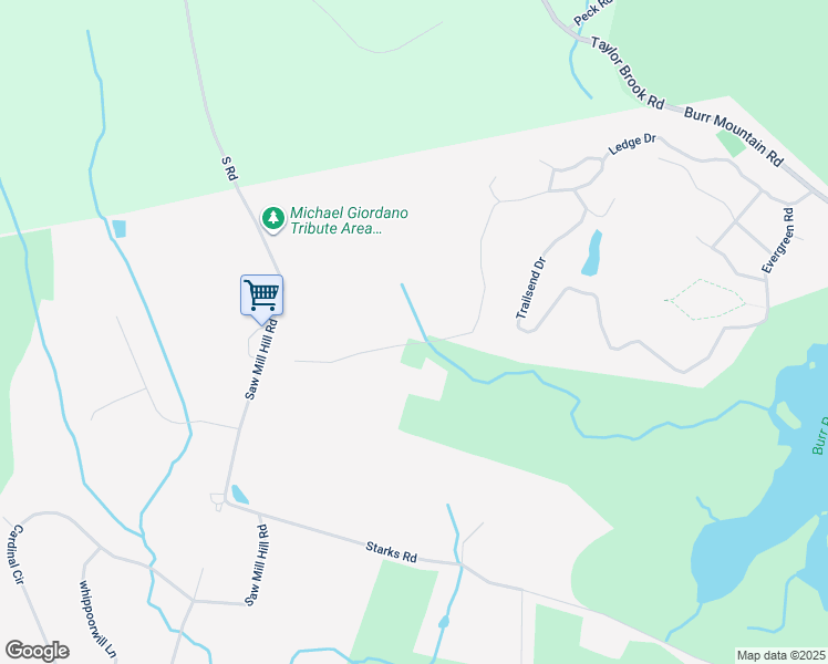 map of restaurants, bars, coffee shops, grocery stores, and more near 268 Cliffside Drive in Torrington