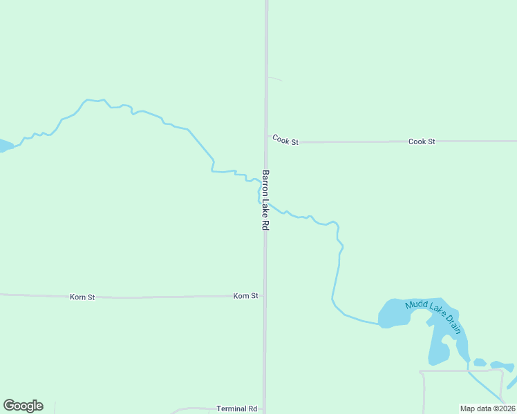 map of restaurants, bars, coffee shops, grocery stores, and more near 1643 Barron Lake Road in Niles