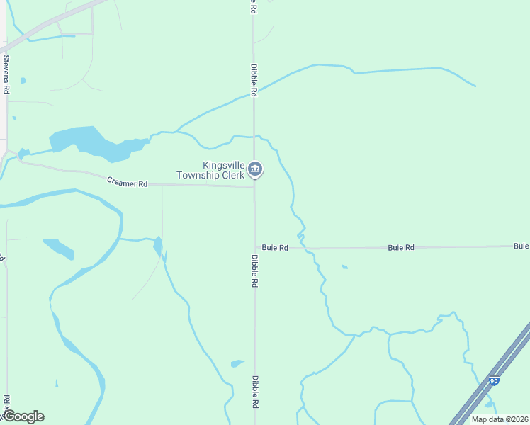 map of restaurants, bars, coffee shops, grocery stores, and more near 5404 Dibble Road in Kingsville