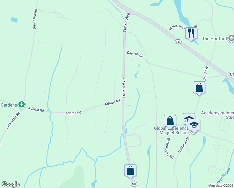 map of restaurants, bars, coffee shops, grocery stores, and more near 4 McCormick Place in Bloomfield