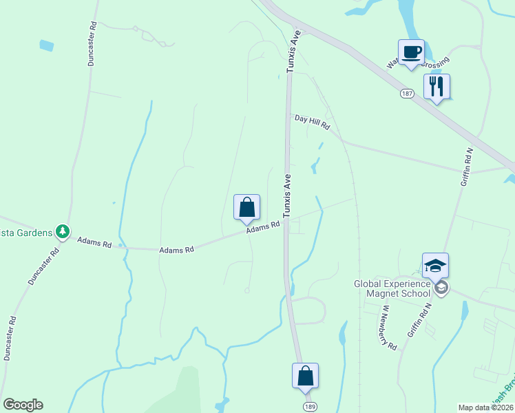 map of restaurants, bars, coffee shops, grocery stores, and more near 4 McCormick Place in Bloomfield