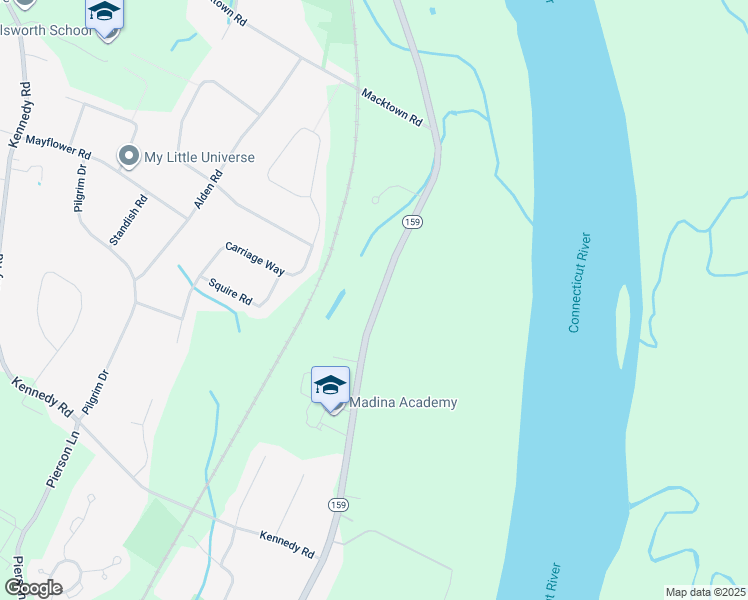 map of restaurants, bars, coffee shops, grocery stores, and more near 636 Palisado Avenue in Windsor