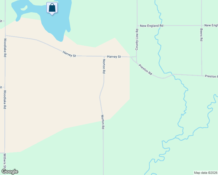 map of restaurants, bars, coffee shops, grocery stores, and more near 63477 Norton Road in Jones