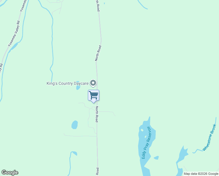 map of restaurants, bars, coffee shops, grocery stores, and more near 1448 North Road in Killingly