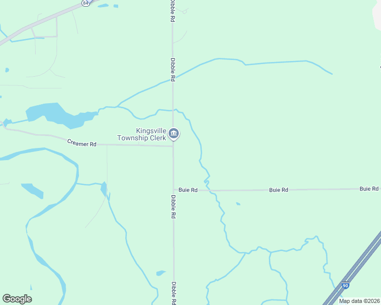 map of restaurants, bars, coffee shops, grocery stores, and more near 5404 Dibble Road in Kingsville