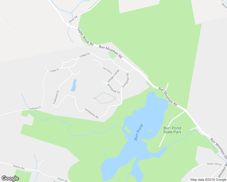 map of restaurants, bars, coffee shops, grocery stores, and more near 48 Woodside Circle in Torrington