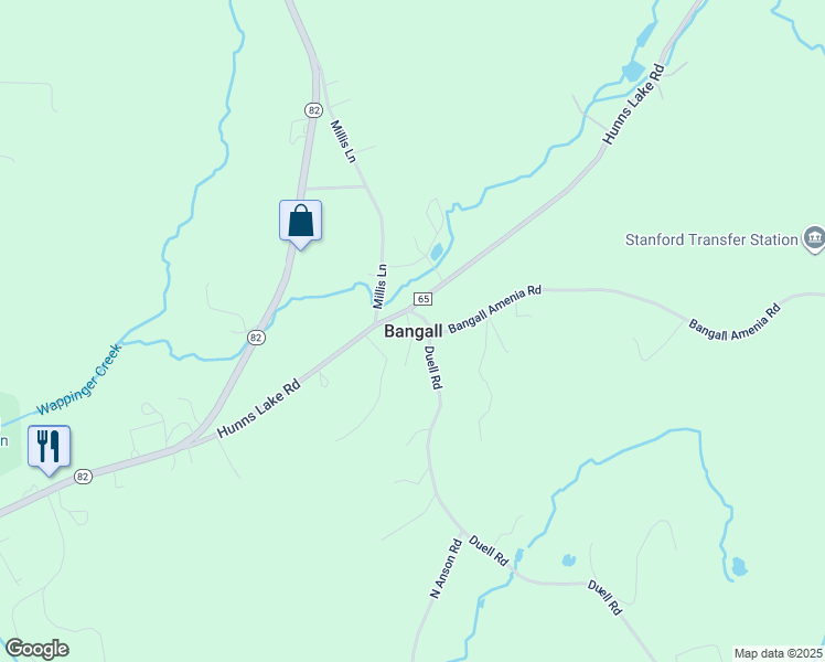map of restaurants, bars, coffee shops, grocery stores, and more near in Bangall