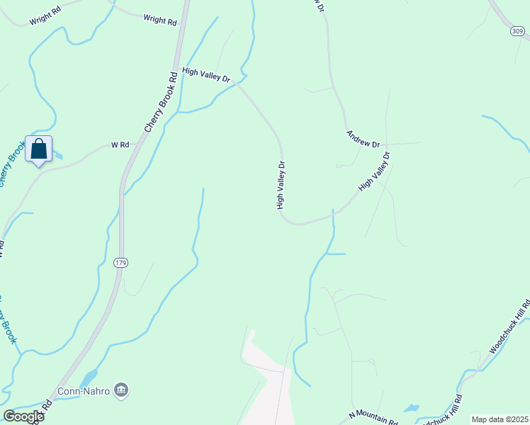 map of restaurants, bars, coffee shops, grocery stores, and more near 85 High Valley Drive in Canton