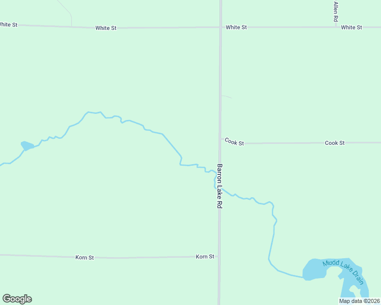 map of restaurants, bars, coffee shops, grocery stores, and more near 1696 Barron Lake Road in Niles