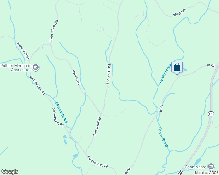 map of restaurants, bars, coffee shops, grocery stores, and more near 62 Bunker Hill Road in Canton