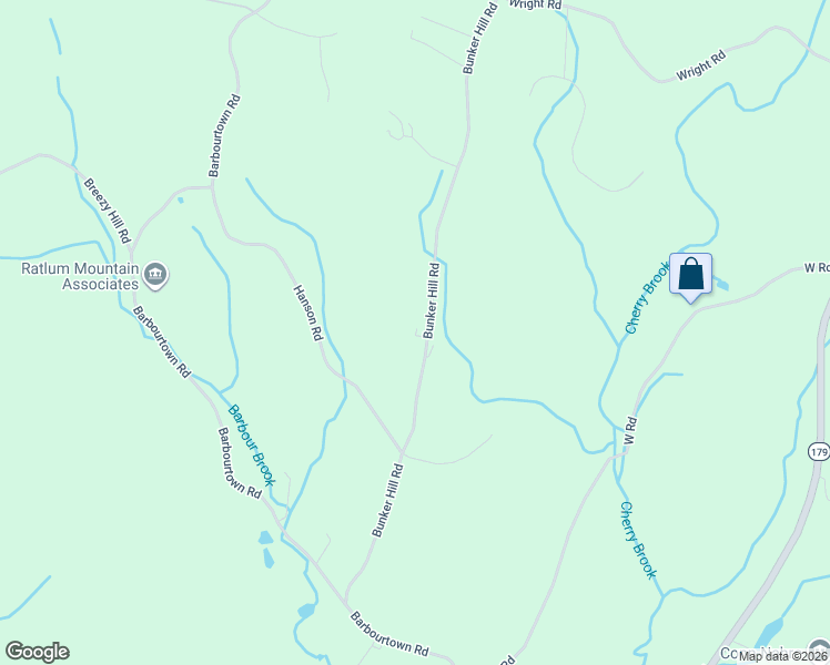 map of restaurants, bars, coffee shops, grocery stores, and more near 62 Bunker Hill Road in Canton