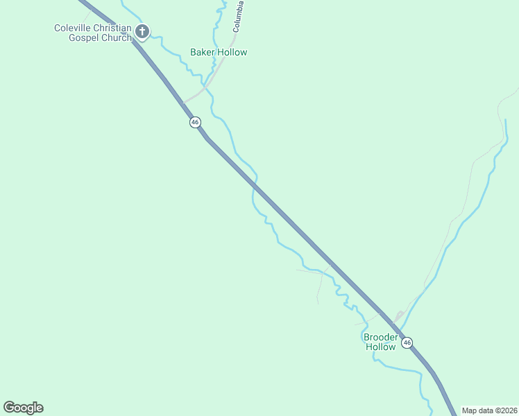 map of restaurants, bars, coffee shops, grocery stores, and more near Rew Farmers Valley Road in Smethport