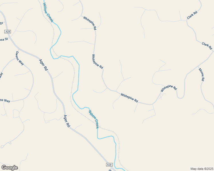 map of restaurants, bars, coffee shops, grocery stores, and more near 4655 Whitepine Road in Hornbrook