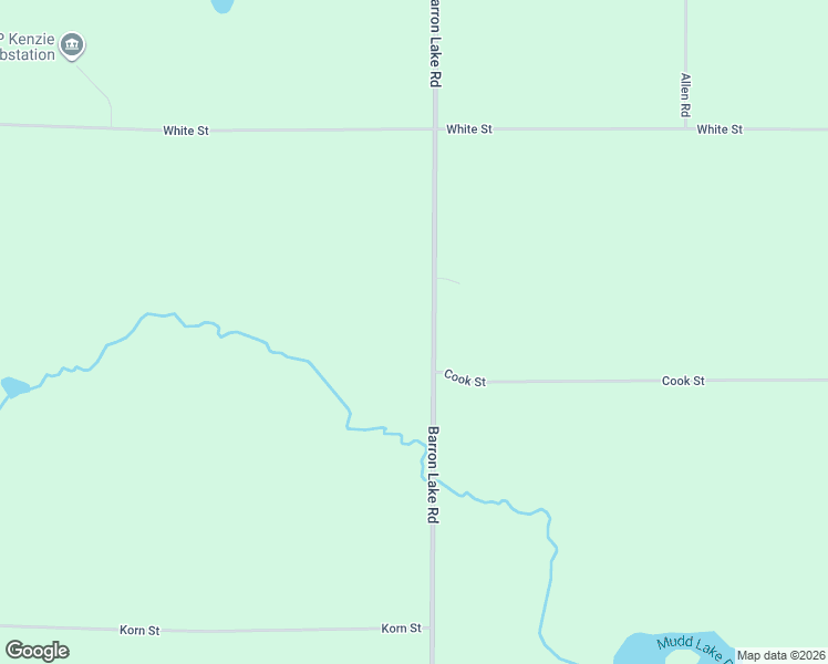 map of restaurants, bars, coffee shops, grocery stores, and more near 1718 Barron Lake Road in Niles