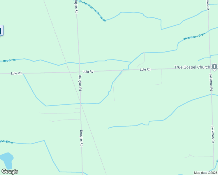 map of restaurants, bars, coffee shops, grocery stores, and more near 12749 Lulu Road in Ida