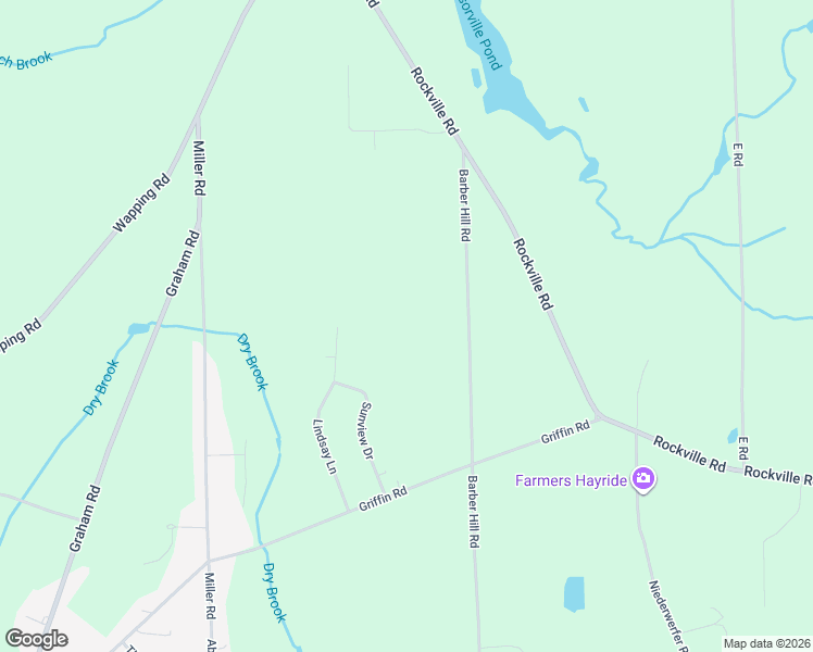 map of restaurants, bars, coffee shops, grocery stores, and more near 36 Barber Hill Road in East Windsor
