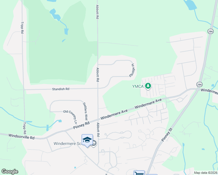 map of restaurants, bars, coffee shops, grocery stores, and more near 38 Ellridge Place in Ellington