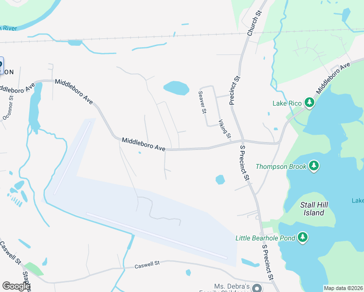map of restaurants, bars, coffee shops, grocery stores, and more near 11 Margaret Road in Taunton
